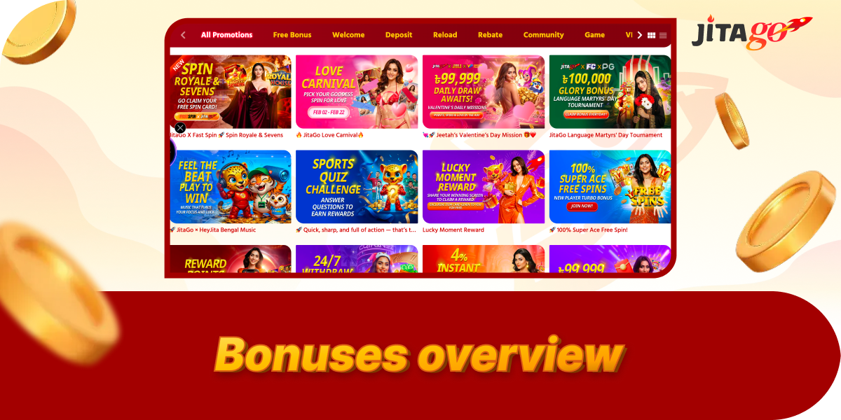Best JitaGo promotions and player bonuses