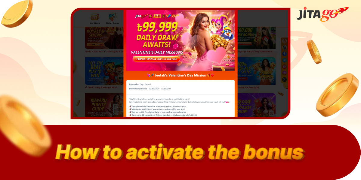 Guide to claiming JitaGo promo offers