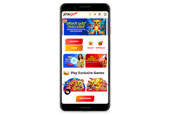 Open JitaGo mobile site on Android
