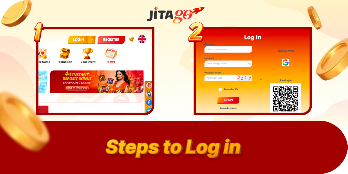 How to sign in JitaGo profile