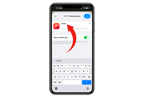 Confirm installation via secure Face ID